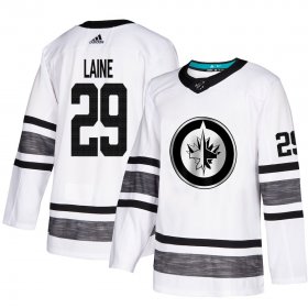 Wholesale Cheap Adidas Jets #29 Patrik Laine White 2019 All-Star Game Parley Authentic Stitched NHL Jersey