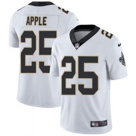 Wholesale Cheap Nike Saints #25 Eli Apple White Men\'s Stitched NFL Vapor Untouchable Limited Jersey