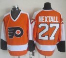 Wholesale Cheap Flyers #27 Ron Hextall Orange/White CCM Throwback Stitched NHL Jersey