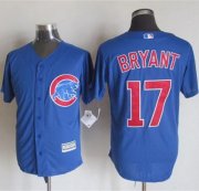 Wholesale Cheap Cubs #17 Kris Bryant Blue New Cool Base Stitched MLB Jersey