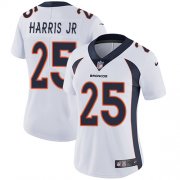Wholesale Cheap Nike Broncos #25 Chris Harris Jr White Women's Stitched NFL Vapor Untouchable Limited Jersey