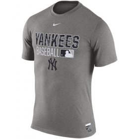 Wholesale Cheap New York Yankees Nike 2016 AC Legend Team Issue 1.6 T-Shirt Gray
