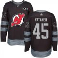 Wholesale Cheap Adidas Devils #45 Sami Vatanen Black 1917-2017 100th Anniversary Stitched NHL Jersey