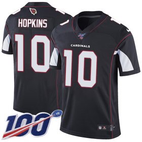 Wholesale Cheap Nike Cardinals #10 DeAndre Hopkins Black Alternate Men\'s Stitched NFL 100th Season Vapor Untouchable Limited Jersey
