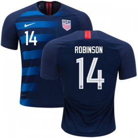 Wholesale Cheap USA #14 Robinson Away Kid Soccer Country Jersey