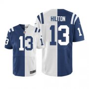 Wholesale Cheap Nike Colts #13 T.Y. Hilton Royal Blue/White Men's Stitched NFL Elite Split Jersey