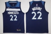 Wholesale Cheap Men's Minnesota Timberwolves #22 Andrew Wiggins New Navy Blue 2017-2018 Nike Swingman Stitched NBA Jersey
