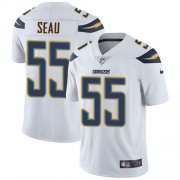Wholesale Cheap Nike Chargers #55 Junior Seau White Men's Stitched NFL Vapor Untouchable Limited Jersey
