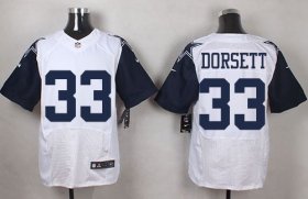 Wholesale Cheap Nike Cowboys #33 Tony Dorsett White Men\'s Stitched NFL Elite Rush Jersey