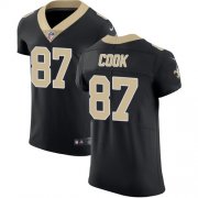 Wholesale Cheap Nike Saints #87 Jared Cook Black Team Color Men's Stitched NFL Vapor Untouchable Elite Jersey