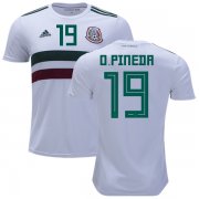 Wholesale Cheap Mexico #19 O.Pineda Away Kid Soccer Country Jersey