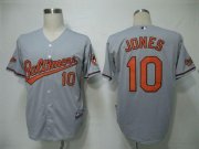 Wholesale Cheap Orioles #10 Adam Jones Grey Cool Base Stitched Youth MLB Jersey