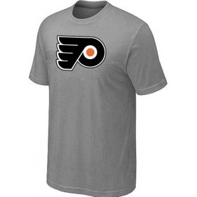 Wholesale Cheap Philadelphia Flyers Big & Tall Logo Grey NHL T-Shirt