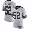 Wholesale Cheap Nike Packers #52 Clay Matthews Gray Men's Stitched NFL Limited Gridiron Gray II Jersey
