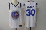 Wholesale Cheap Men's Golden State Warriors #30 Stephen Curry White 2017-2018 Nike Swingman Stitched NBA Jersey