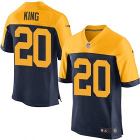 Wholesale Cheap Nike Packers #20 Kevin King Navy Blue Alternate Men\'s Stitched NFL New Elite Jersey