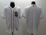 Wholesale Cheap Padres Blank White Flexbase Authentic Collection Stitched MLB Jersey
