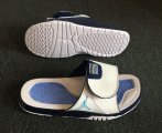 Wholesale Cheap Air Jordan Hydro 11(XI) Shoes White/Blue-Black