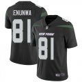 Wholesale Cheap Nike Jets #81 Quincy Enunwa Black Alternate Men's Stitched NFL Vapor Untouchable Limited Jersey