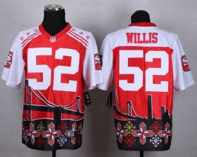 Wholesale Cheap Nike 49ers #52 Patrick Willis Red Men\'s Stitched NFL Elite Noble Fashion Jersey