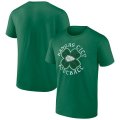 Wholesale Cheap Men's Kansas City Chiefs Kelly Green St. Patrick's Day Celtic T-Shirt
