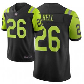 Wholesale Cheap Nike Jets #26 Le\'Veon Bell Black Men\'s Stitched NFL Limited City Edition Jersey