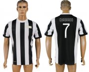 Wholesale Cheap Juventus #7 Cuadrado 120th Anniversary Soccer Club Jersey
