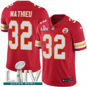Wholesale Cheap Nike Chiefs #32 Tyrann Mathieu Red Super Bowl LIV 2020 Team Color Men's Stitched NFL Vapor Untouchable Limited Jersey