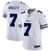 Wholesale Cheap Indianapolis Colts #7 Jacoby Brissett Nike White Team Logo Vapor Limited NFL Jersey