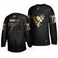 Wholesale Cheap Adidas Penguins #72 Patric Hornqvist Men's 2019 Black Golden Edition Authentic Stitched NHL Jersey