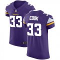 Wholesale Cheap Nike Vikings #33 Dalvin Cook Purple Team Color Men's Stitched NFL Vapor Untouchable Elite Jersey