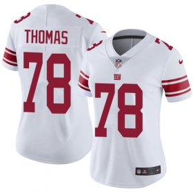 Wholesale Cheap Nike Giants #78 Andrew Thomas White Women\'s Stitched NFL Vapor Untouchable Limited Jersey