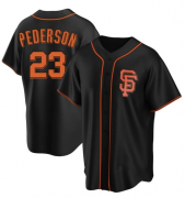 Wholesale Cheap Men's San Francisco Giants #23 Joc Pederson Black Alternate Nike Jersey