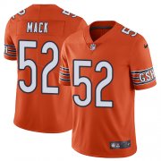 Wholesale Cheap Nike Bears #52 Khalil Mack Orange Men's Stitched NFL Limited Rush Jersey
