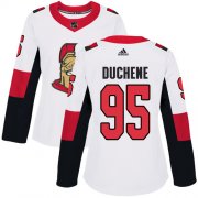 Wholesale Cheap Adidas Senators #95 Matt Duchene White Road Authentic Women's Stitched NHL Jersey