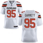 Wholesale Cheap Nike Browns #95 Myles Garrett White Men's Stitched NFL New Elite Jersey