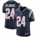 Wholesale Cheap Nike Patriots #24 Stephon Gilmore Navy Blue Team Color Men's Stitched NFL Vapor Untouchable Limited Jersey