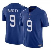 Men's New York Giants #9 Matt Barkley Blue 2023 F.U.S.E. Vapor Untouchable Limited Football Stitched Game Jersey
