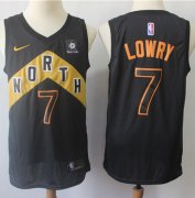 Cheap Youth Toronto Raptors #7 Kyle Lowry Black NBA Swingman City Edition Jersey