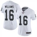 Wholesale Cheap Nike Raiders #16 Tyrell Williams White Women's Stitched NFL Vapor Untouchable Limited Jersey