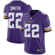 Wholesale Cheap Nike Vikings #22 Harrison Smith Purple Team Color Men's Stitched NFL Vapor Untouchable Limited Jersey