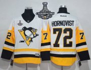 Wholesale Cheap Penguins #72 Patric Hornqvist White New Away 2017 Stanley Cup Finals Champions Stitched NHL Jersey