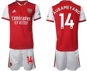 Wholesale Cheap Men 2021-2022 Club Arsenal home red 14 Soccer Jersey
