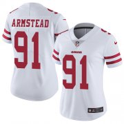 Wholesale Cheap Nike 49ers #91 Arik Armstead White Women's Stitched NFL Vapor Untouchable Limited Jersey