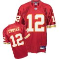 Wholesale Cheap Chiefs #12 Brodie Croyle Red Stitched NFL Jersey
