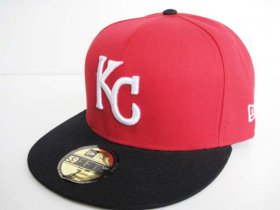 Wholesale Cheap Kansas City Royals fitted hats 01