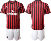 Wholesale Cheap AC Milan Blank Home Soccer Club Jersey