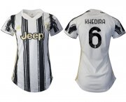 Wholesale Cheap Women 2020-2021 Juventus home aaa version 6 white Soccer Jerseys