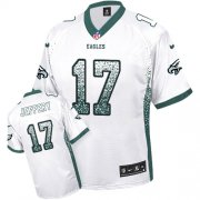 Wholesale Cheap Nike Eagles #17 Alshon Jeffery White Men's Stitched NFL Elite Drift Fashion Jersey