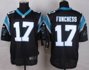Wholesale Cheap Nike Panthers #17 Devin Funchess Black Team Color Men's Stitched NFL Elite Jersey